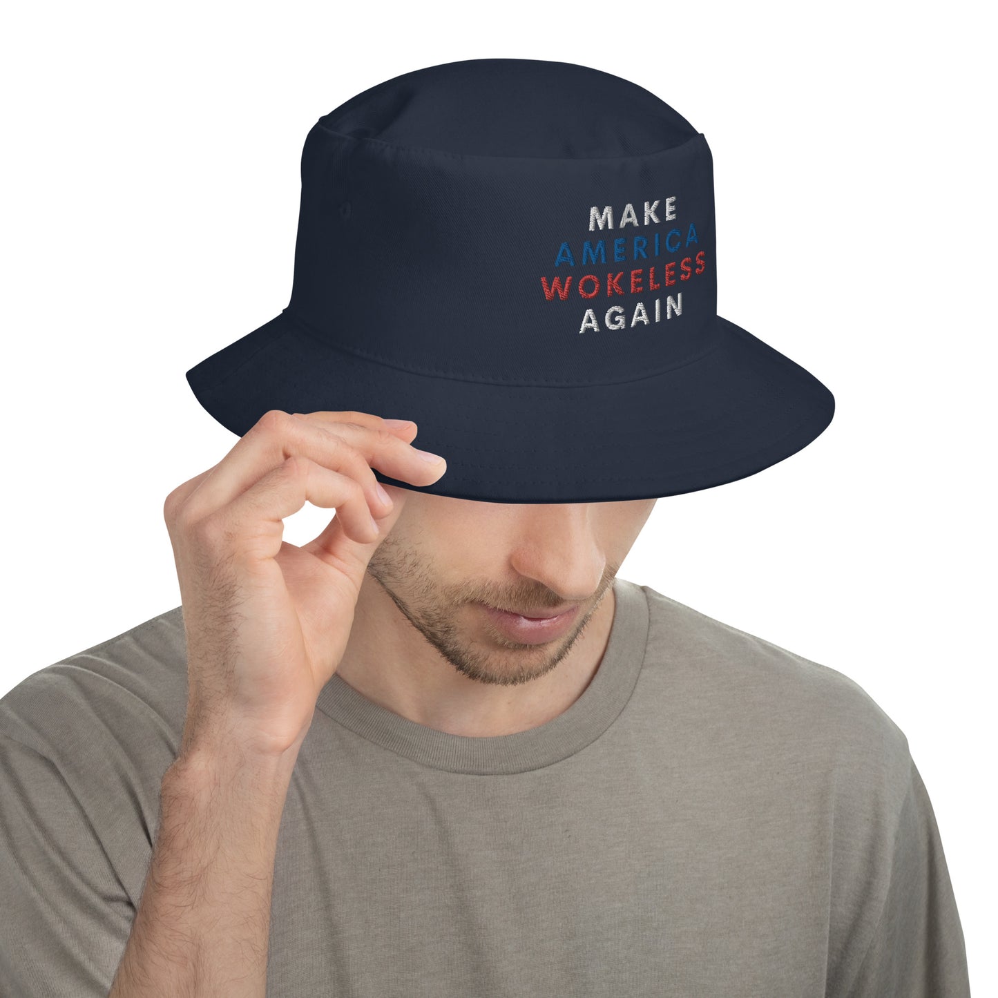 Make America Wokeless Again Bucket Hat